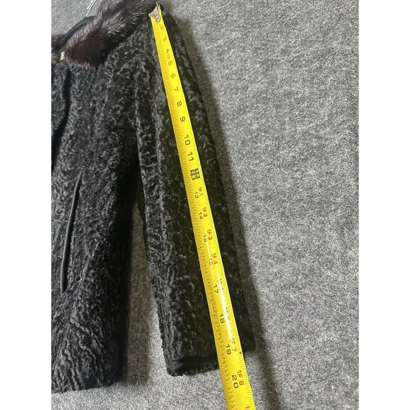 NEIMAN-MARCUS - Luxurious black sheared collar mink jacket c. 1960s - Picture 4 of 7